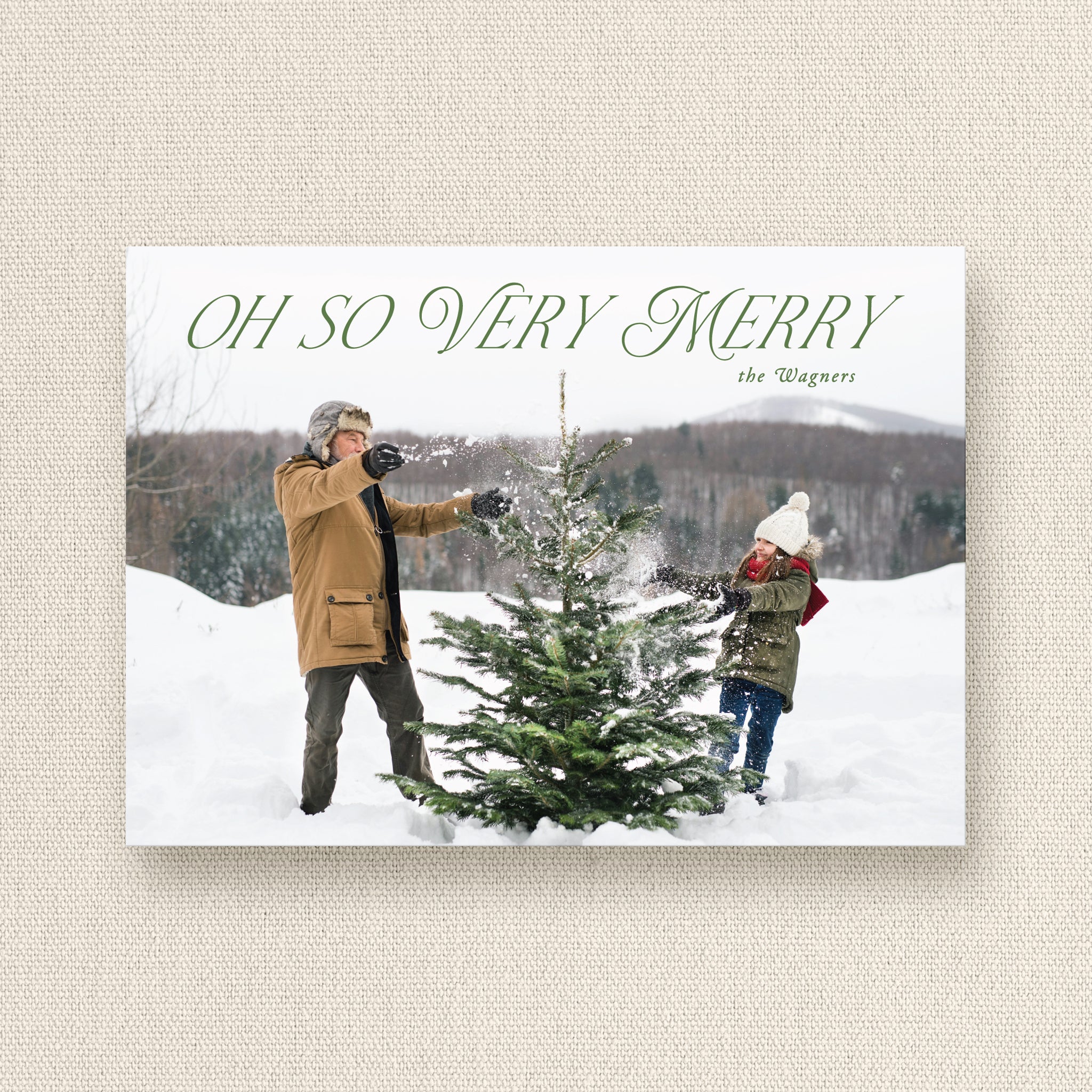 Oh So Very Merry Christmas Photo Card